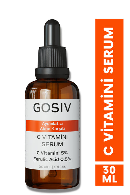 REVKIX | Aydınlatıcı ve Akne Eğilimli Ciltler İçin C Vitamini Serum 30 ML