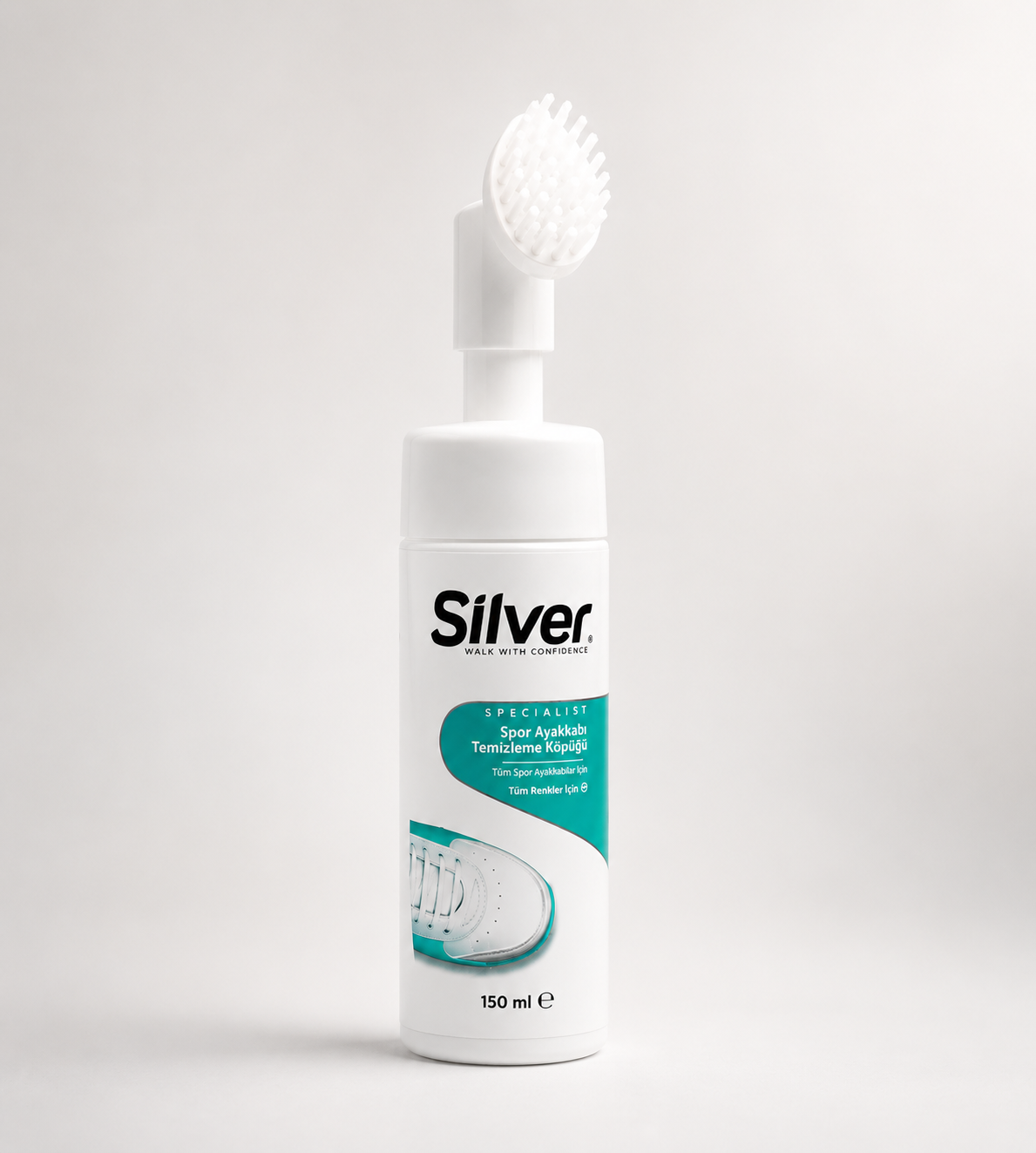 REVKIX | Fırçalı Spor Ayakkabı Bakım Temizleme Köpüğü Güçlendirilmiş Formül 150 ML