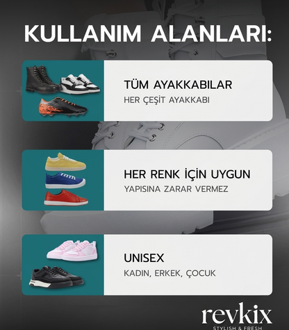 REVKIX | Ayakkabı Deodorantı Koku Giderici Önleyici 100ml